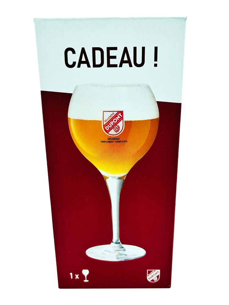 Brasserie Dupont boxed glass