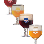 Set of Chimay 33cl glasses