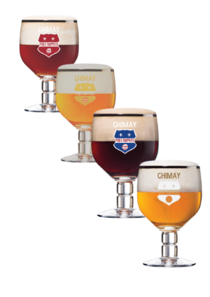 Set of Chimay 33cl glasses