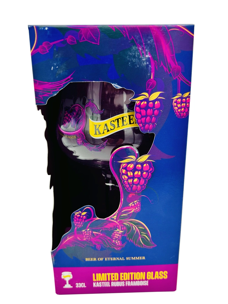 Kasteel Rubus Framboise boxed glass