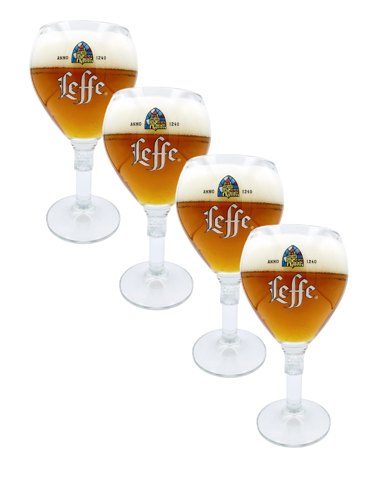 Set of 4 Leffe 50cl glasses