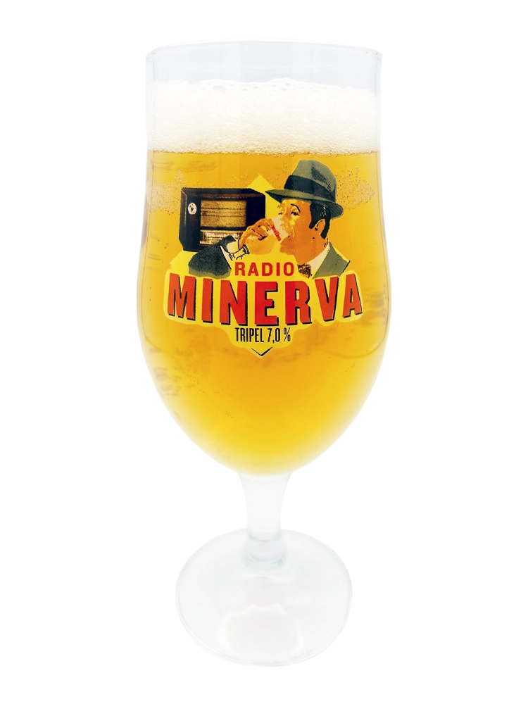 Radio Minerva glass