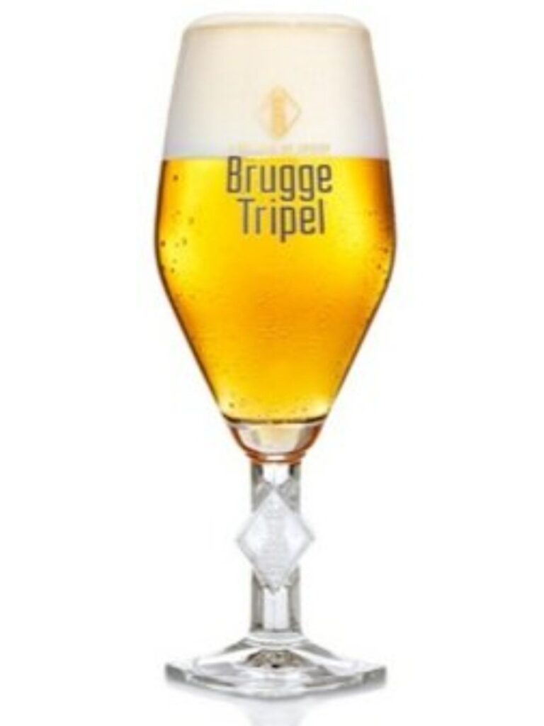 Brugge Tripel beer glass