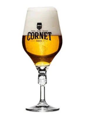 Cornet beer glass