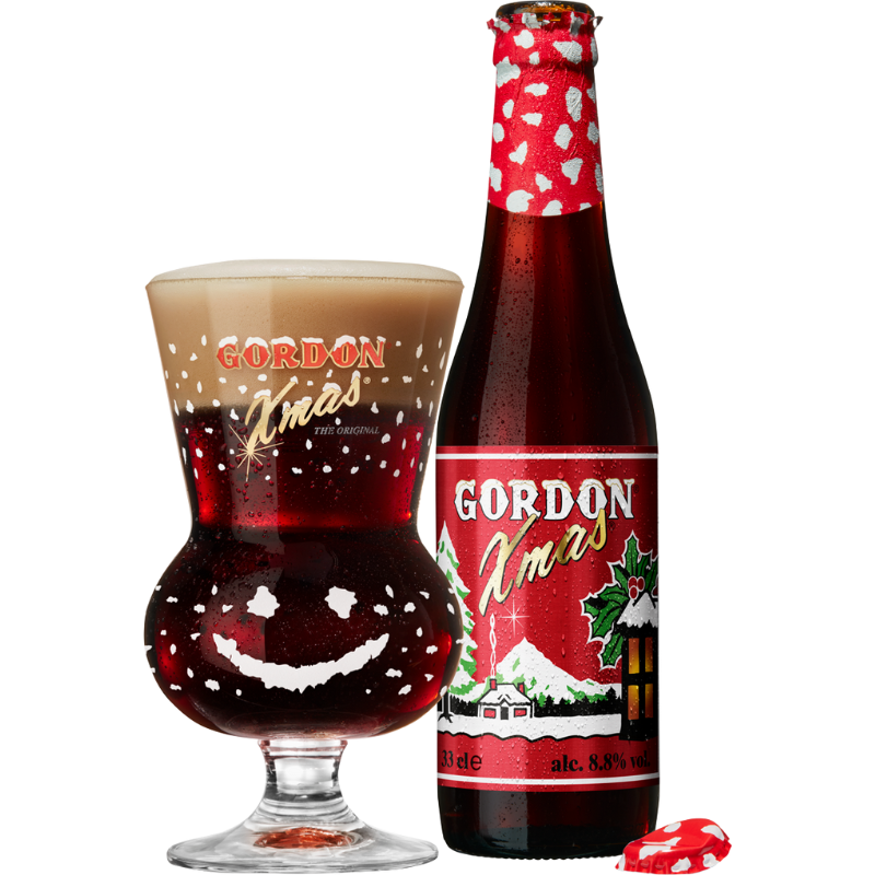 Gordon Xmas Ale glass