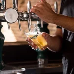 Manneken Pils beer glass